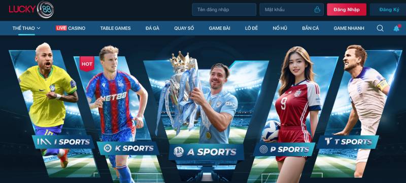 Tổng Hợp Các Sảnh Cá Cược Thể Thao Trên Lucky88